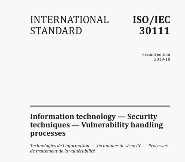 ISO/IEC 30111:2019 pdf download