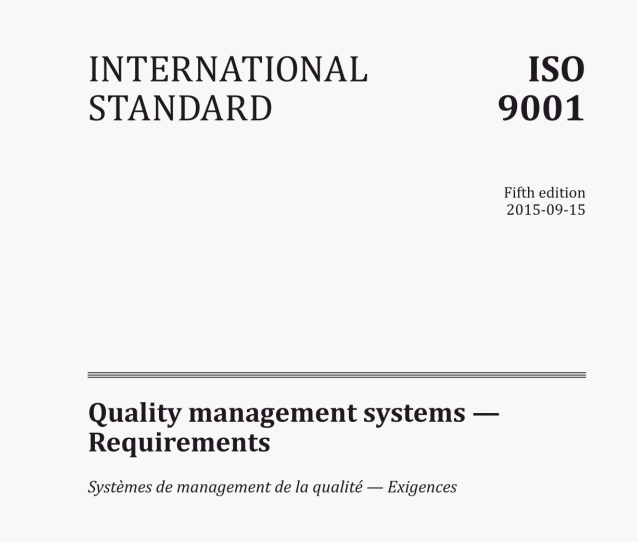 ISO 9001:2015