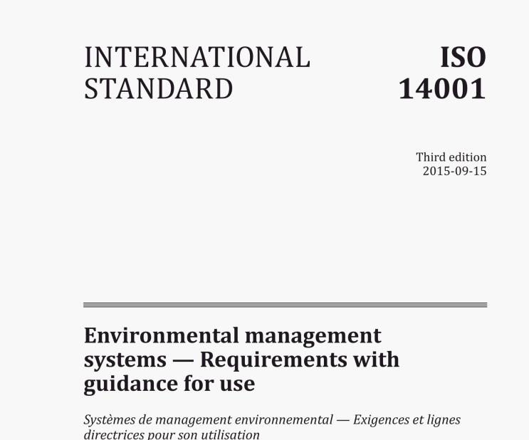 ISO 14001:2015 pdf download