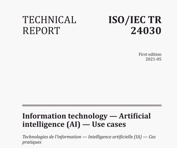 ISO/IEC TR 24030:2021 pdf download