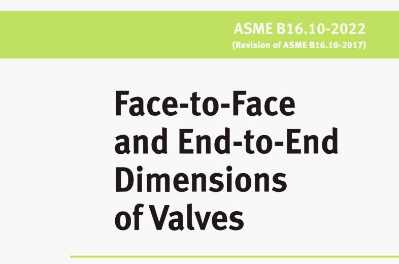 ASME B16.10-2022 pdf download