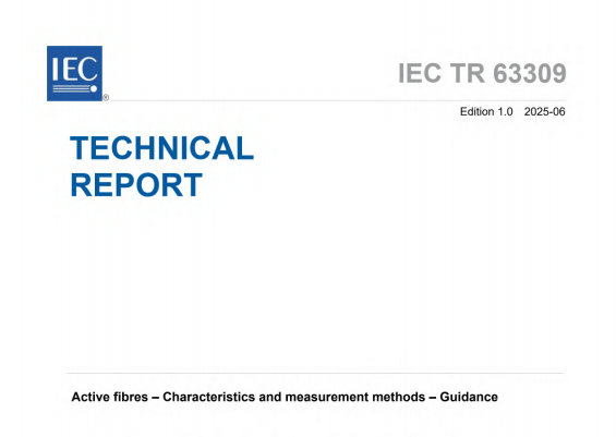 IEC TR 63309:2025 pdf download