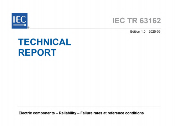 IEC TR 63162:2025 pdf download
