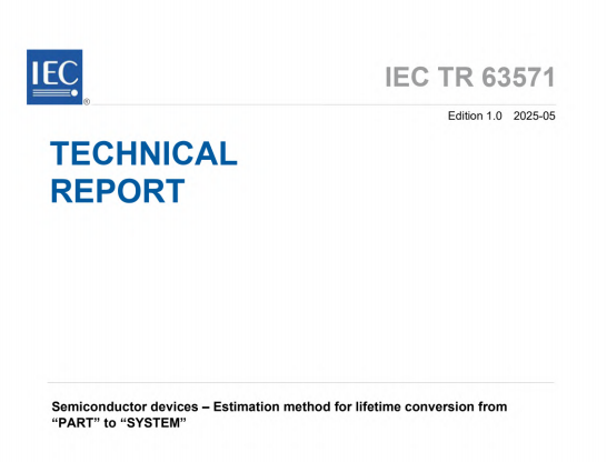 IEC TR 63571:2025 pdf download