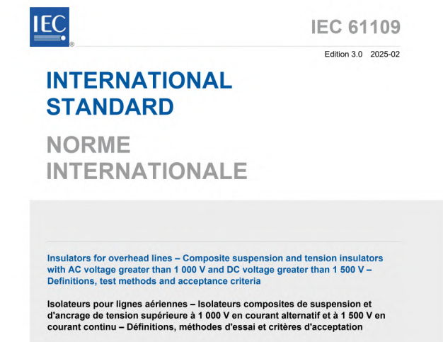 IEC 61109:2025 pdf download