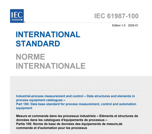 IEC 61987-100:2025 pdf download