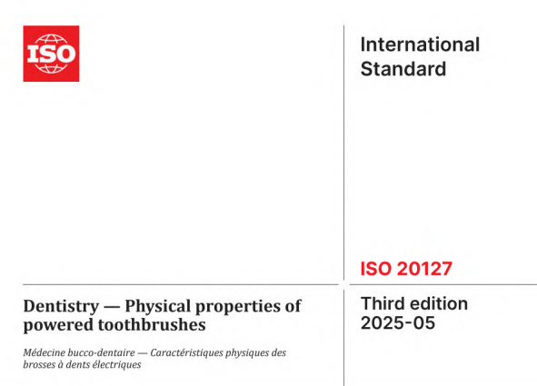 ISO 20127:2025 pdf download,Dentistry — Physical properties of powered toothbrushes.