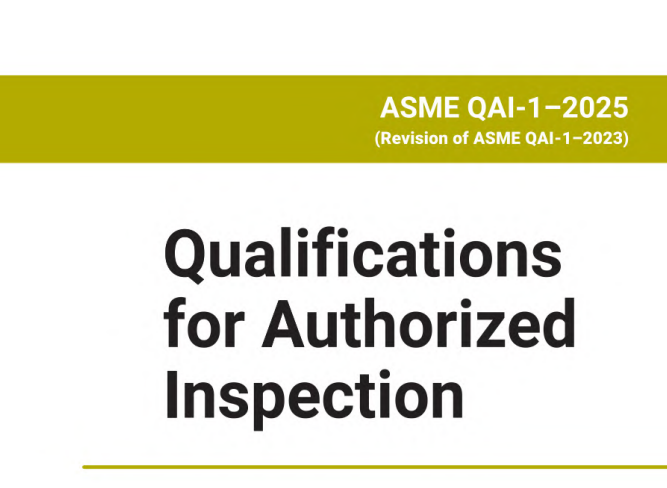 ASME QAI-1:2025 pdf download