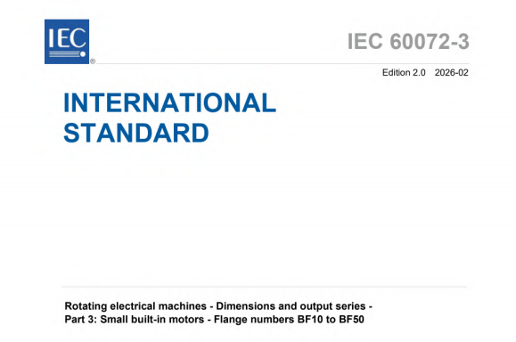 IEC 60072-3:2026 pdf download