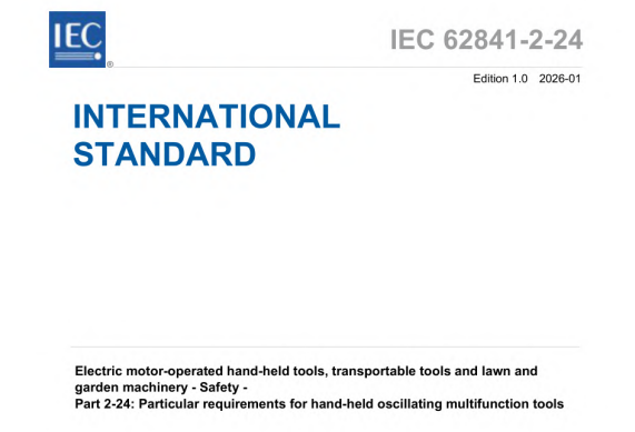 IEC 62841-2-24:2026 pdf download